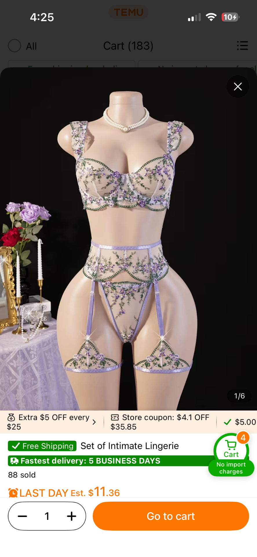 Cécile Lace Bralette
